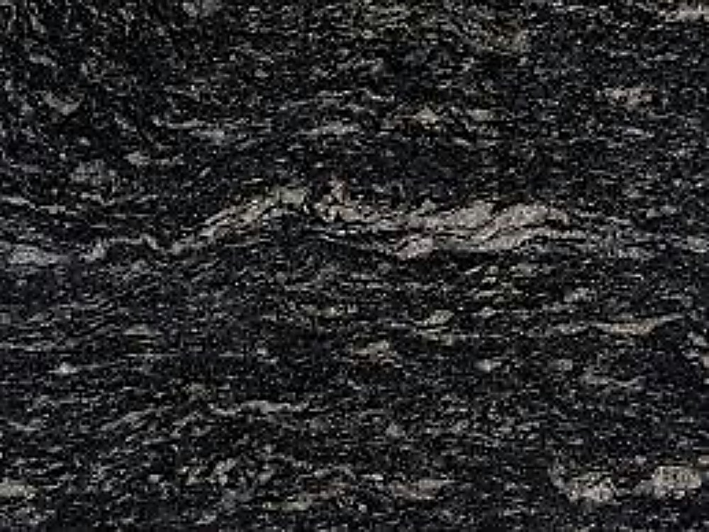 Granito Negro Indiano negro con veteado blanco