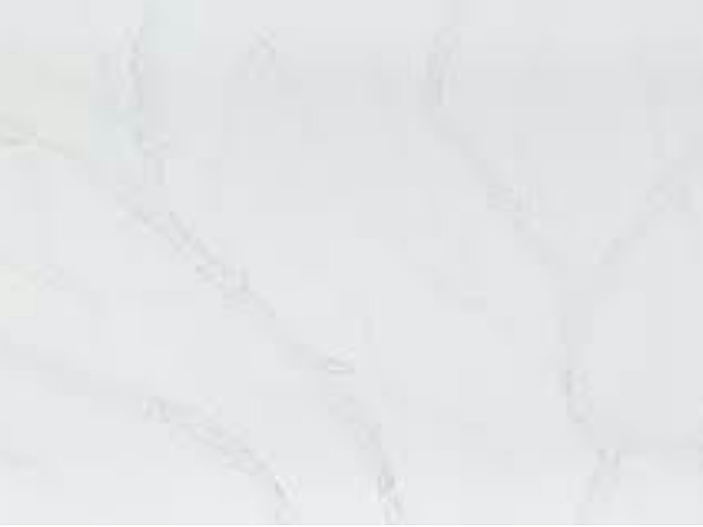 Cuarzo Calacatta blanco con veta gris suave