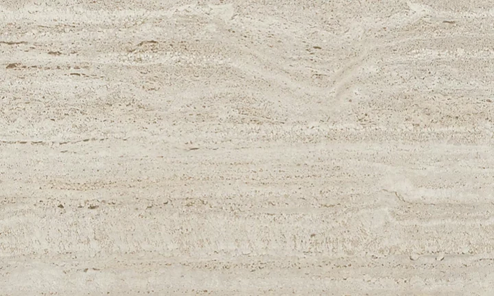 Dekton Marmorio acabado mate, blanco con vetas grises y doradas