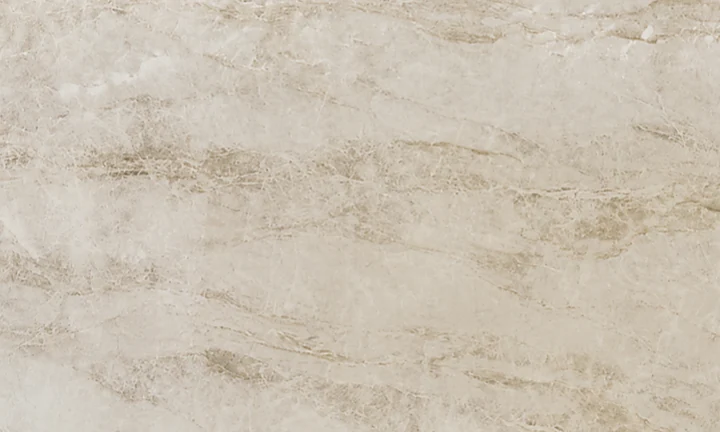 Dekton Taga acabado pulido, beige con veteado horizontal